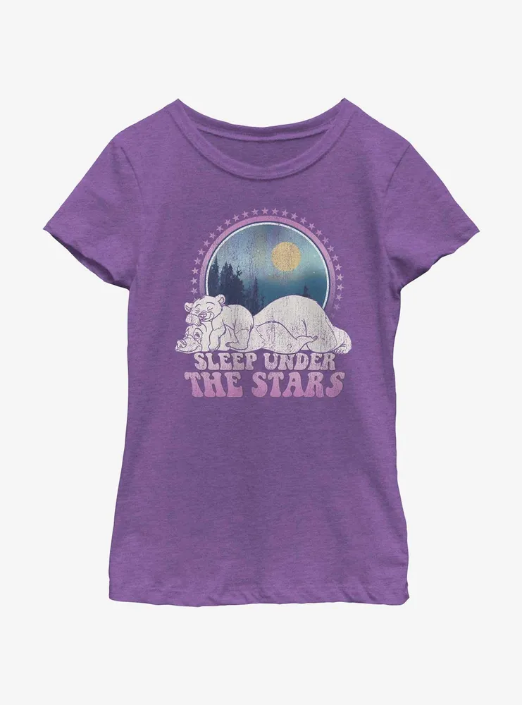 Disney Brother Bear Sleep Under The Stars Youth Girls T-Shirt