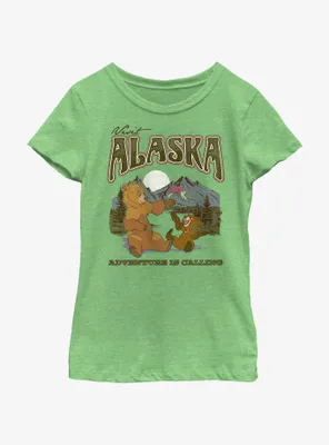 Disney Brother Bear Visit Alaska Adventure Is Calling Youth Girls T-Shirt