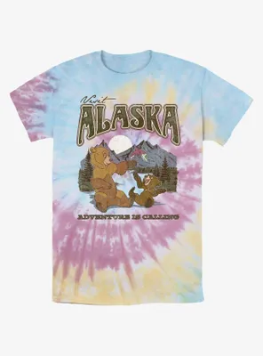 Disney Brother Bear Visit Alaska Adventure Is Calling Tie-Dye T-Shirt