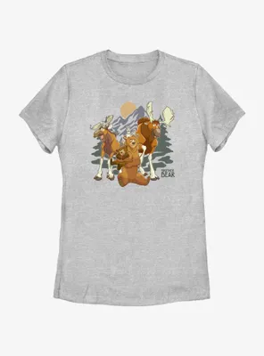 Disney Brother Bear Rutt and Tuke Moose Brothers Womens T-Shirt