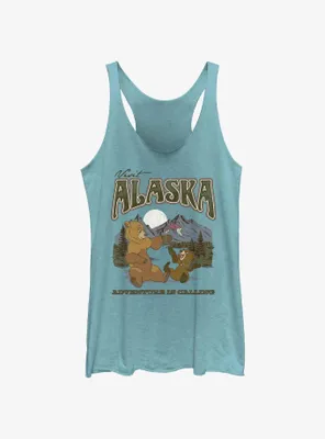 Disney Brother Bear Visit Alaska Adventure Is Calling Womens Tank Top