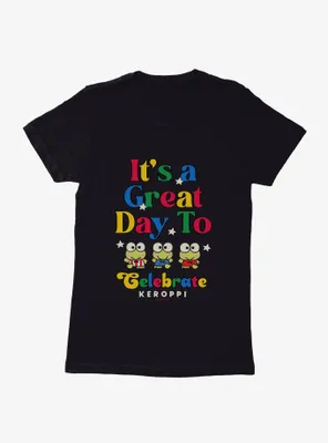 Keroppi It's A Great Day To Celebrate Womens T-Shirt