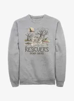 Disney The Rescuers Down Under Destination Rescue Sweatshirt