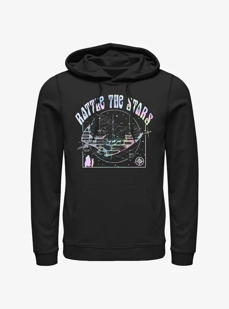 Disney Treasure Planet Rattle The Stars Argentum Ship Schematics Hoodie