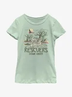 Disney The Rescuers Down Under Destination Rescue Youth Girls T-Shirt