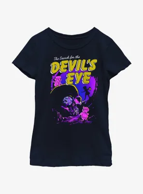 Disney The Rescuers Down Under Devil's Eye Youth Girls T-Shirt