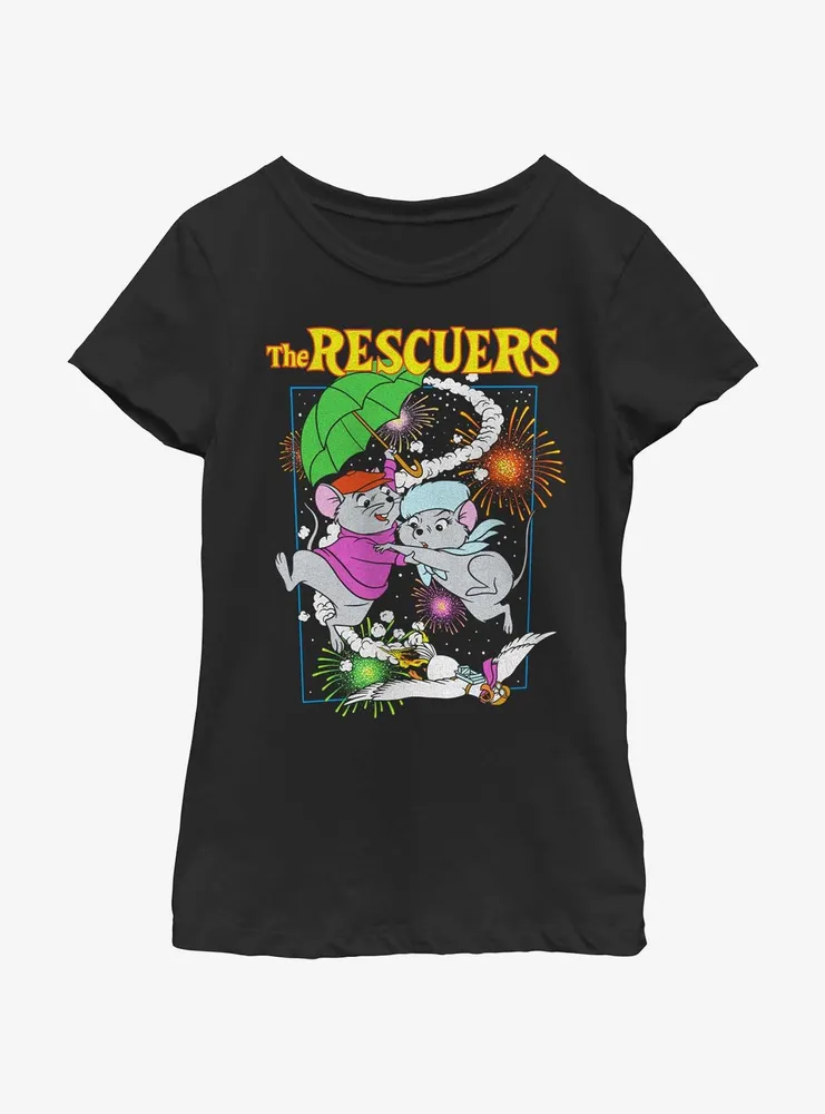 Disney The Rescuers Down Under Fireworks Youth Girls T-Shirt