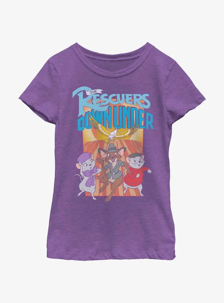 Disney the Rescuers Down Under Flight of Marahute Youth Girls T-Shirt