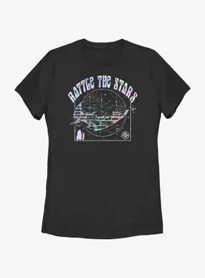 Disney Treasure Planet Rattle The Stars Argentum Ship Schematics Womens T-Shirt