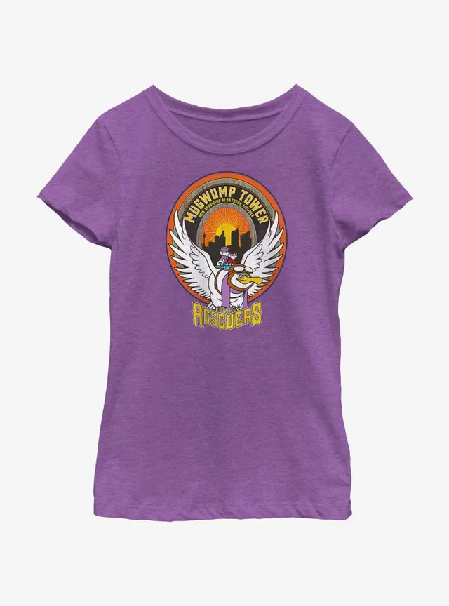 Boxlunch Disney The Rescuers Down Under Mugwump Tower Badge Youth Girls T- Shirt