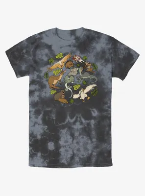 Disney The Rescuers Down Under Wildlife Tie-Dye T-Shirt