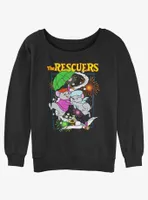 Disney The Rescuers Down Under Fireworks Womens Slouchy Sweatshirt