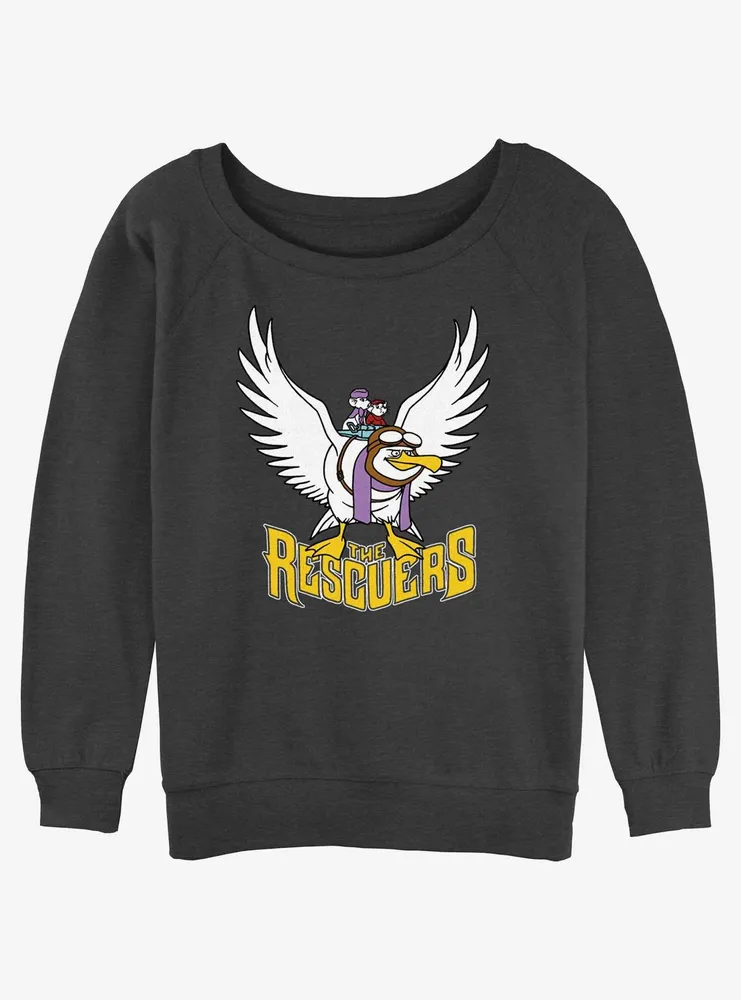 Disney the Rescuers Down Under Flight of Orville Womens Slouchy Sweatshirt