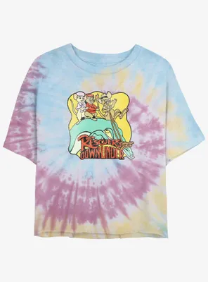 Disney The Rescuers Down Under Adventures With Jake Tie-Dye Womens Crop T-Shirt