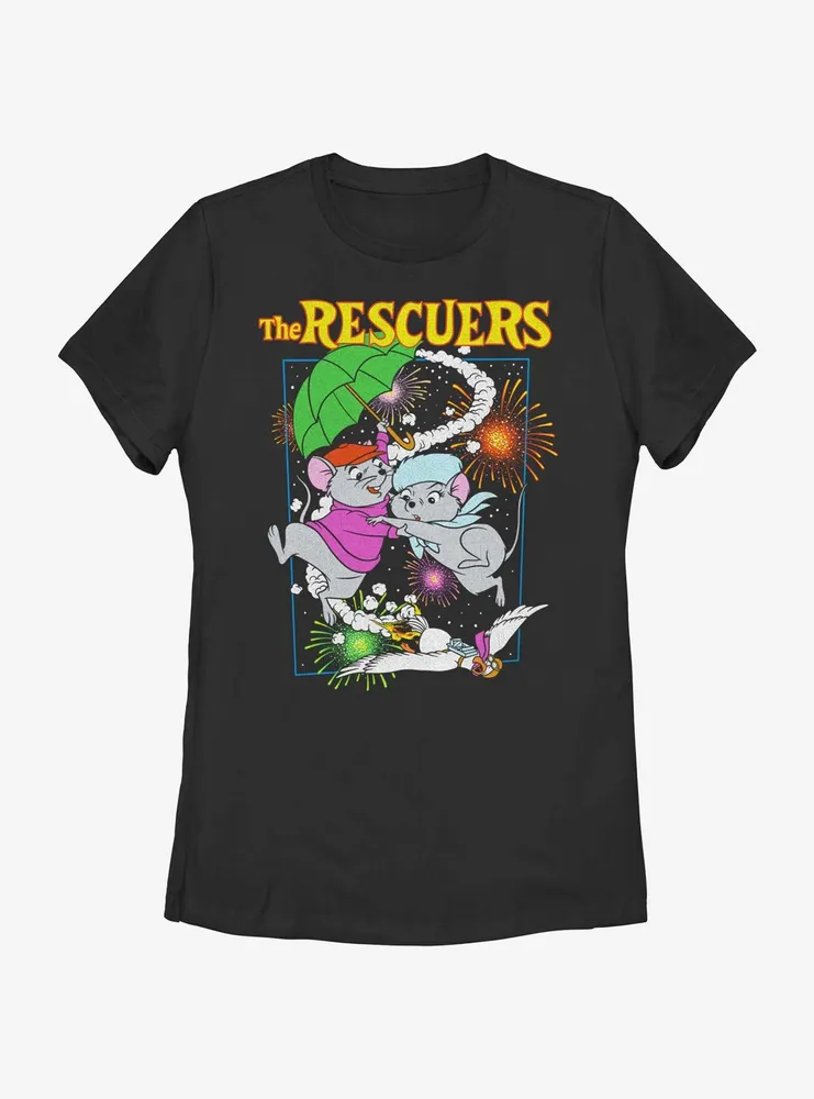 Disney The Rescuers Down Under Fireworks Womens T-Shirt