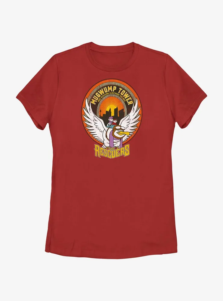 Boxlunch Disney The Rescuers Down Under Mugwump Tower Badge Womens T-Shirt