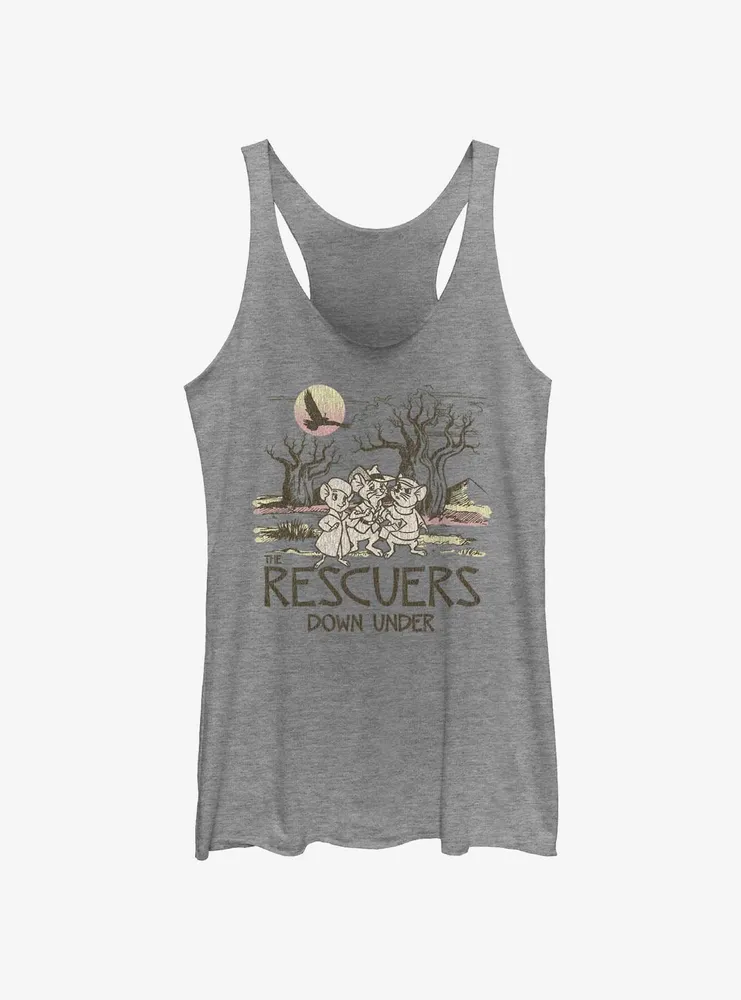 Disney The Rescuers Down Under Destination Rescue Womens Tank Top