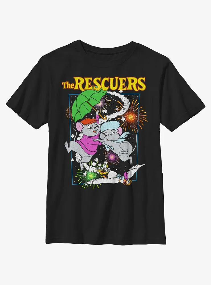 Disney The Rescuers Down Under Fireworks Youth T-Shirt