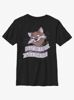 Disney The Rescuers Down Under Rufus Cat Keep Faith Sweetheart Youth T-Shirt