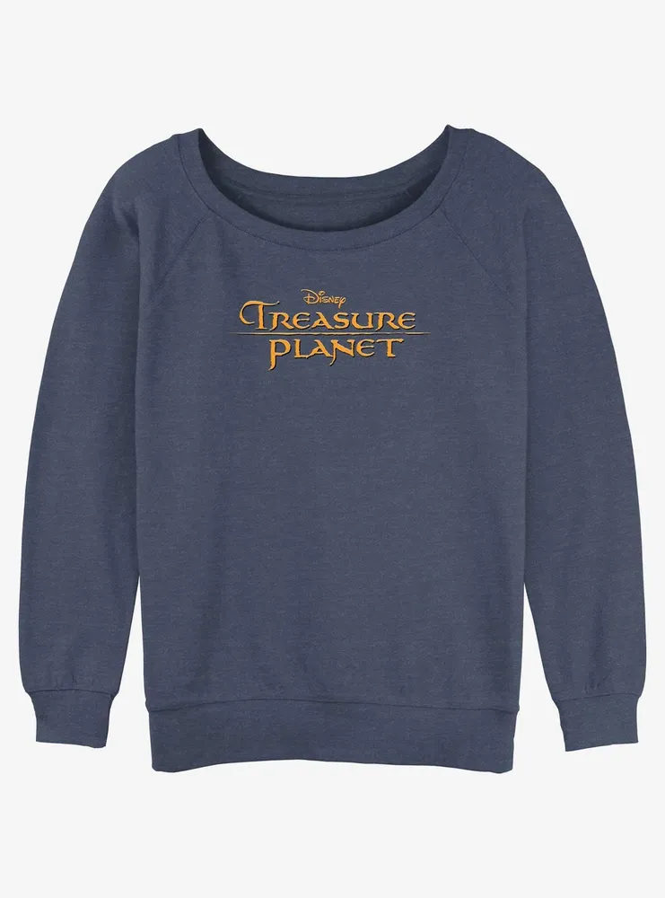 Disney Treasure Planet Logo Womens Slouchy Sweatshirt