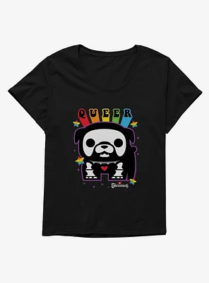 Skelanimals Maxx Pride Queer Womens T-Shirt Plus