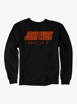 John Wick: Chapter 4 Title Logo Sweatshirt