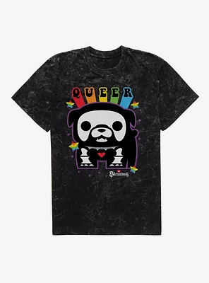Skelanimals Maxx Pride Queer Mineral Wash T-Shirt