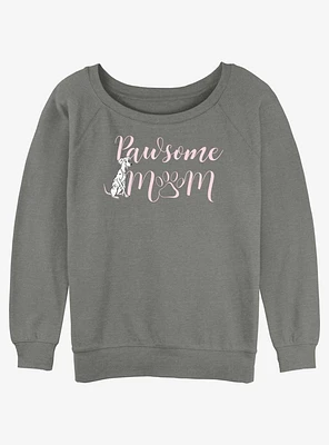 Disney 101 Dalmatians Pawsome Mom Girls Slouchy Sweatshirt
