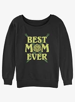 Dungeons & Dragons Best Mom Ever Girls Slouchy Sweatshirt