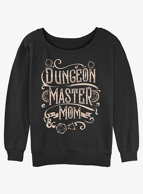 Dungeons & Dragons Dungeon Master Mom Girls Slouchy Sweatshirt
