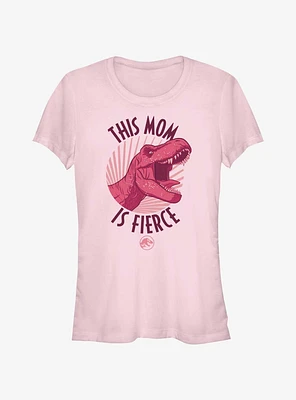 Jurassic Park This Mom Is Fierce Girls T-Shirt