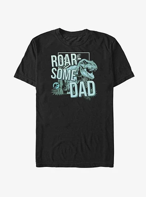 Jurassic Park Roar-Some Dad T-Shirt