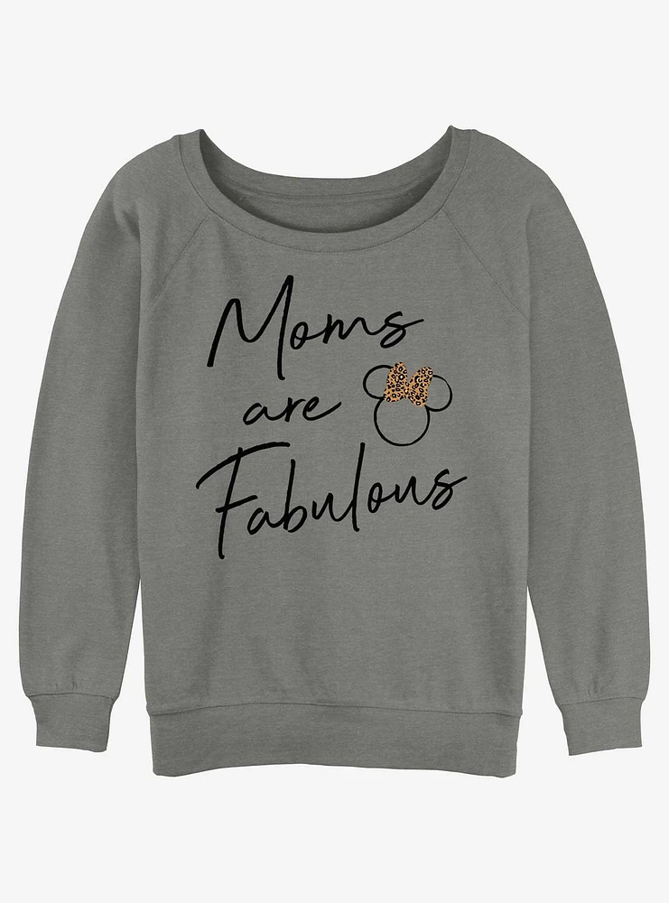 Disney Mickey Mouse Moms Are Fabulous Girls Slouchy Sweatshirt