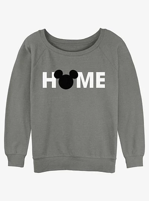 Disney Mickey Mouse Home Girls Slouchy Sweatshirt