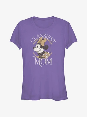 Disney Minnie Mouse Classiest Mom Girls T-Shirt