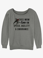 Marvel Black Widow Mom Girls Slouchy Sweatshirt