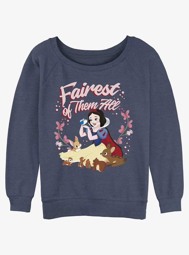 Disney Snow White and the Seven Dwarfs Fairest of Them All Girls Slouchy Sweatshirt