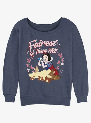 Disney Snow White and the Seven Dwarfs Fairest of Them All Girls Slouchy Sweatshirt