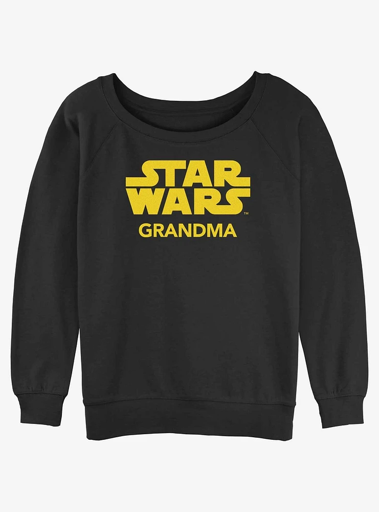 Disney Star Wars Grandma Girls Slouchy Sweatshirt