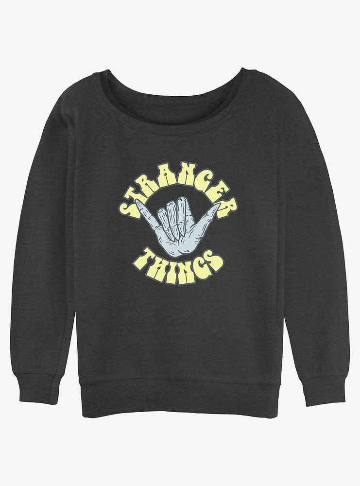 Stranger Things Rad Girls Slouchy Sweatshirt