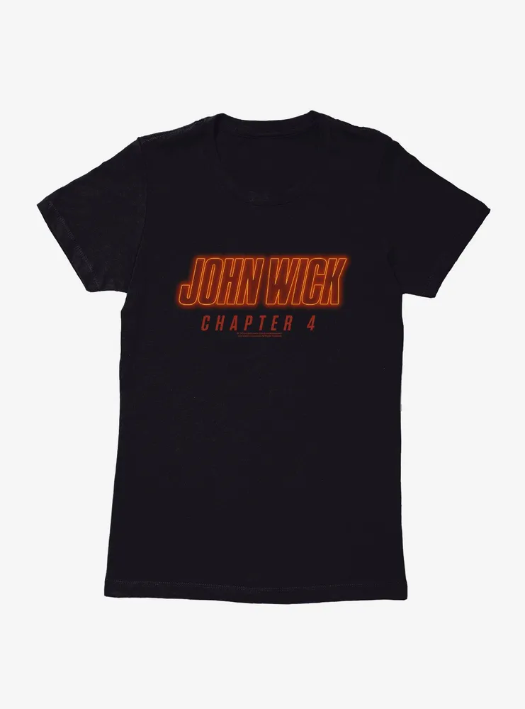 John Wick: Chapter 4 Title Logo Womens T-Shirt