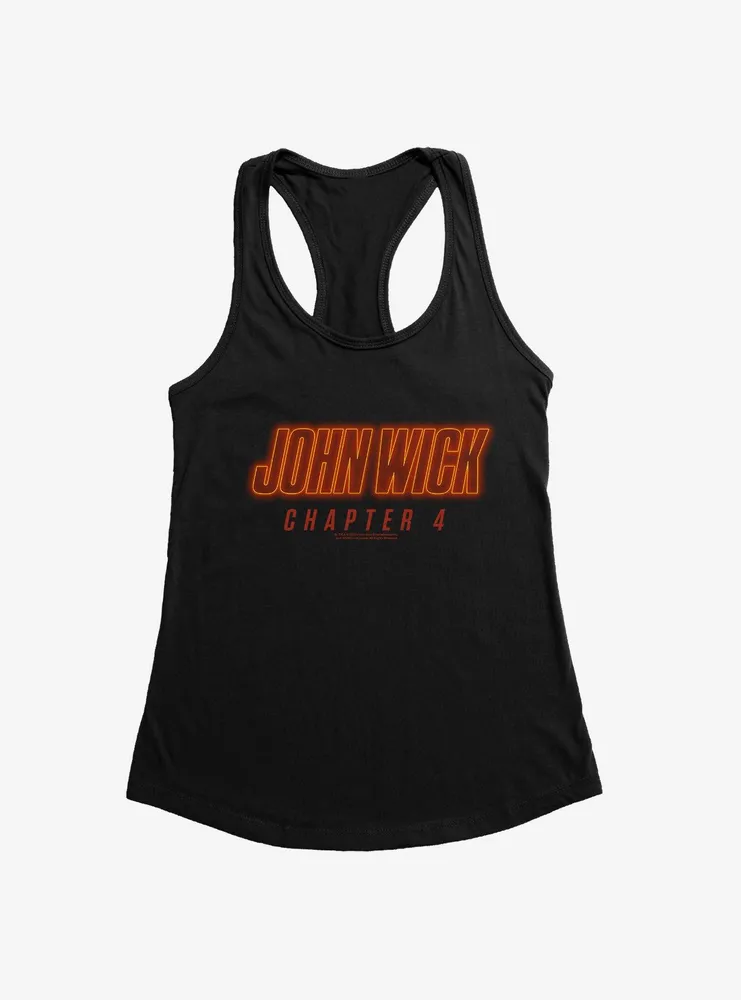 John Wick: Chapter 4 Title Logo Womens Tank Top