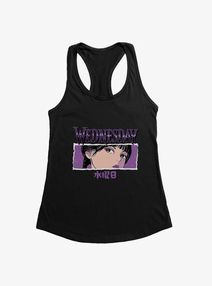 Wednesday Anime Glare Womens Tank Top