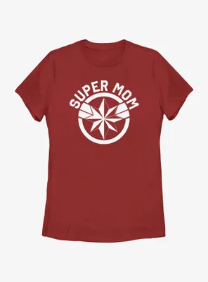 Marvel Avengers Super Mom Captain Logo Womens T-Shirt