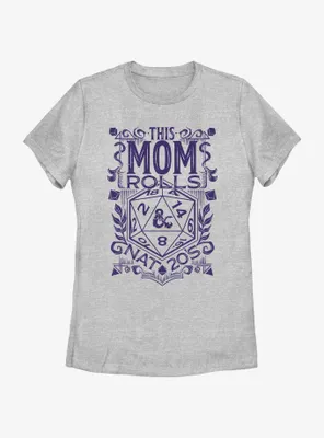 Dungeons & Dragons This Mom Rolls Nat 20's Womens T-Shirt