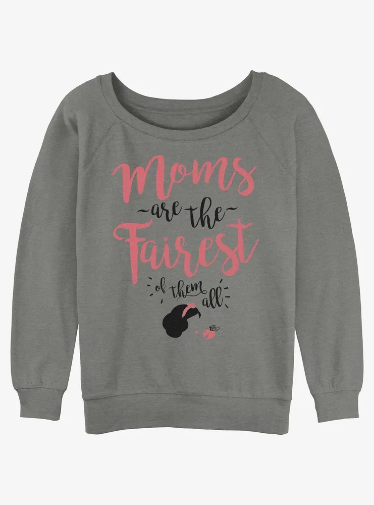 Disney Princesses Fairest Mom of Them All Womens Slouchy Sweatshirt