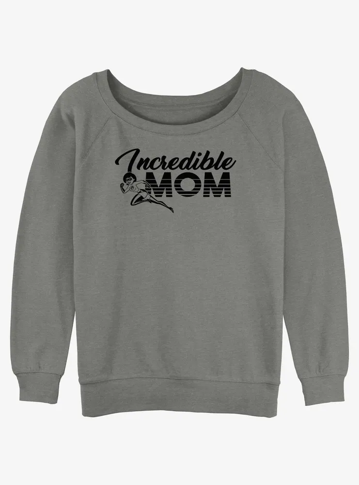 Disney Pixar The Incredibles Elastigirl Incredible Mom Womens Slouchy Sweatshirt