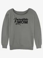 Disney Pixar The Incredibles Elastigirl Incredible Mom Womens Slouchy Sweatshirt