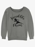 Disney Pixar The Incredibles Incredible Mom Womens Slouchy Sweatshirt