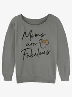 Disney Mickey Mouse Moms Are Fabulous Womens Slouchy Sweatshirt